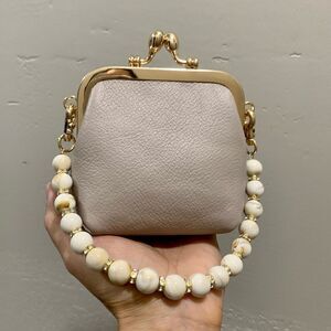 Handmade Genuine Premium Leather Kisslock wallet/Wristlet/Coin purse